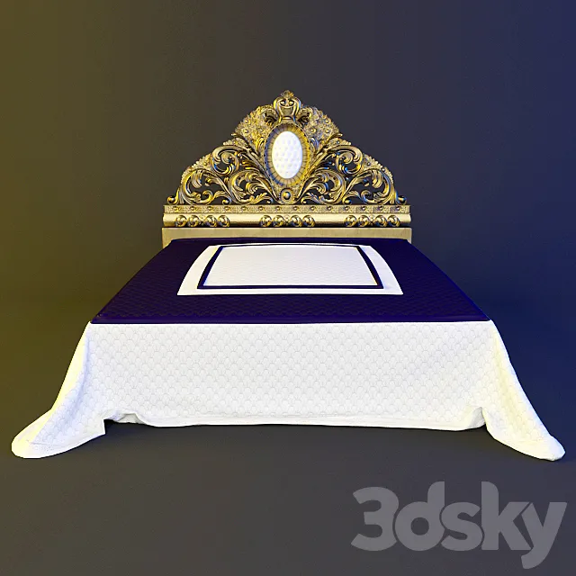 Cappelletti collection OPULENCE bed 3DSMax File