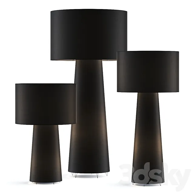 Cappellini Big Shadow Floor Lamps 3ds Max