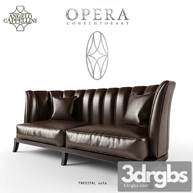 Cappellini opera parsifal sofa 2 3dsmax Download