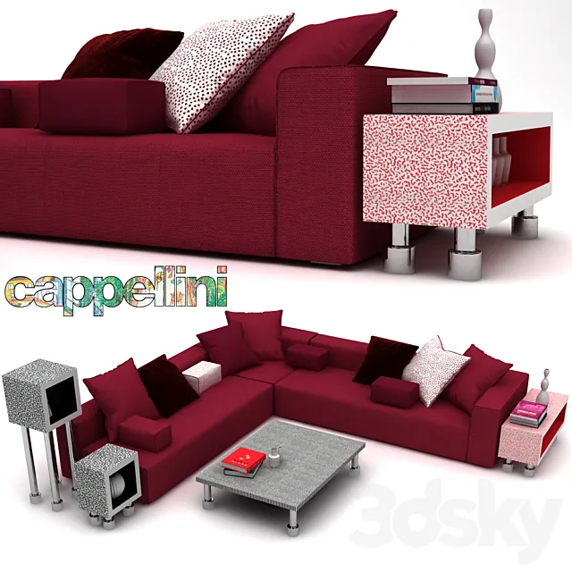 Cappellini Panda Collection 3DS Max Model