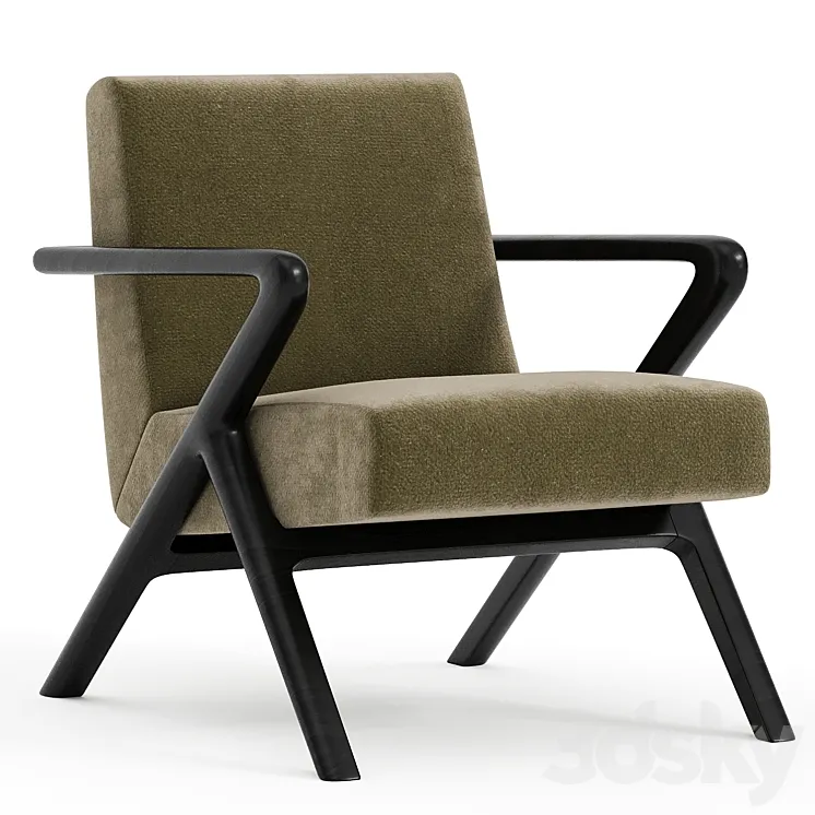 Capri Lounge Chair 3DS Max