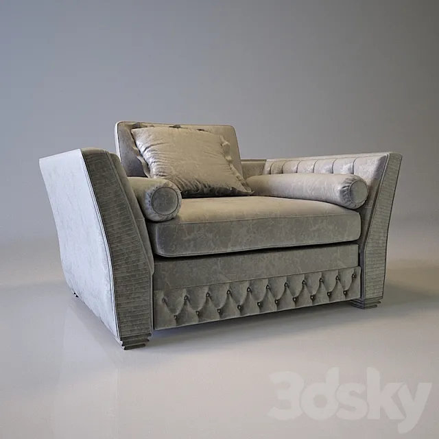 Capri Zanaboni Armchair 3DS Max Model