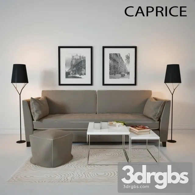 Caprice Sofa 01 3dsmax Download
