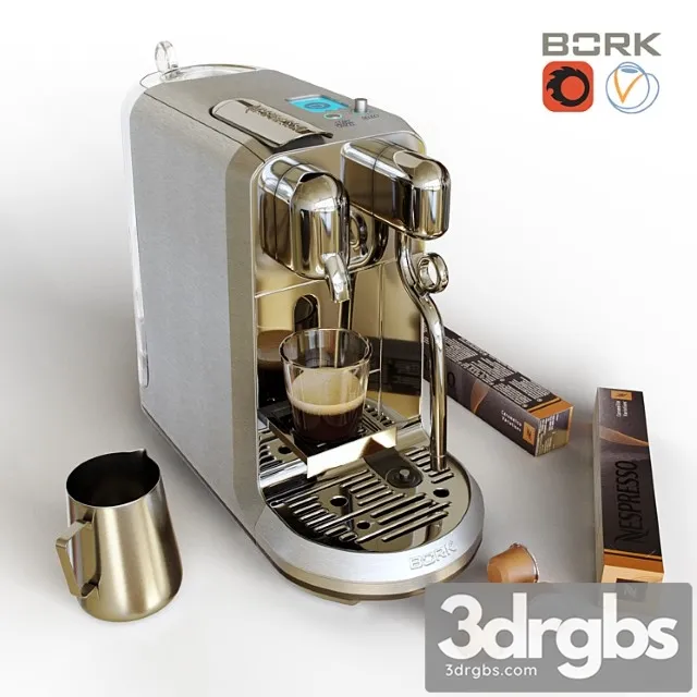 Capsule Coffee Bork C830 Creatista Plus 3dsmax Download