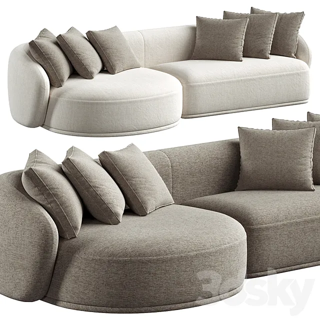 Capsule sofa 3dsMax Model