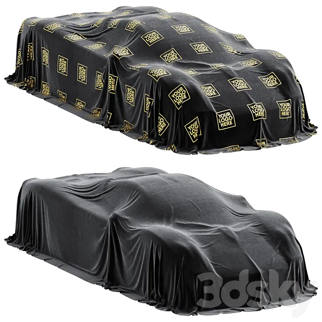 car cover hypercar 3ds Max