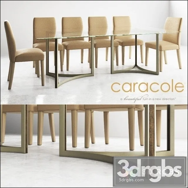Caracole Artisans Table and Chair 3dsmax Download