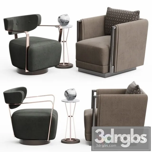 Caracole Chair Set 3dsmax Download