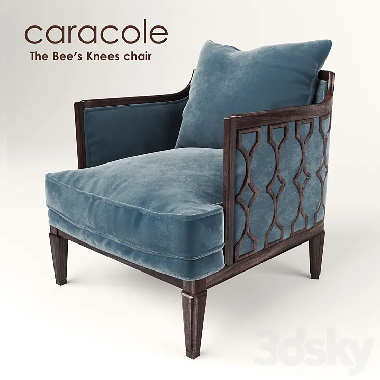 Caracole chair The Bee's Knees 3DS Max