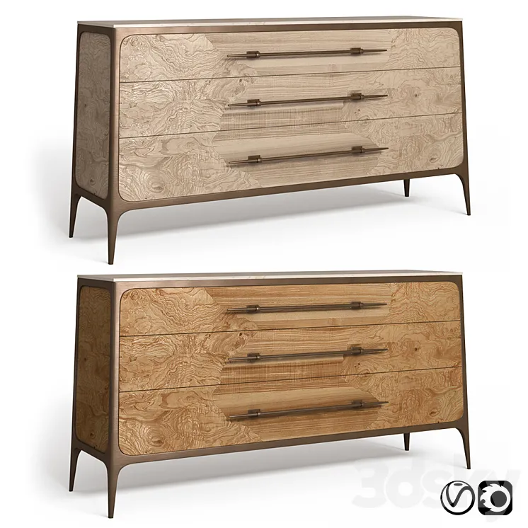 Caracole Chest of Drawers 3DS Max