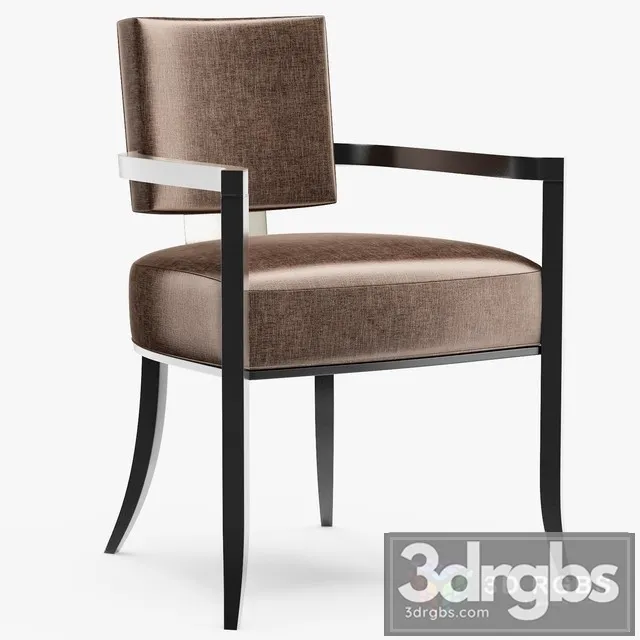 Caracole Classic Sateen Upholstered Dining Chair 3dsmax Download
