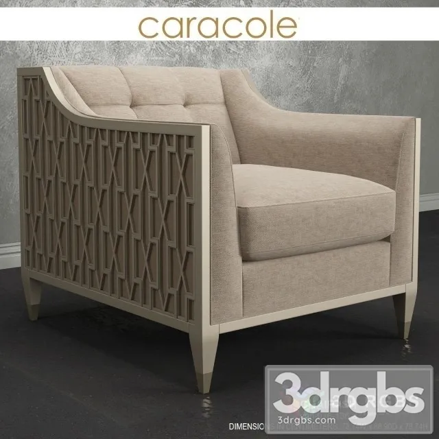 Caracole ISH Armchair 3dsmax Download