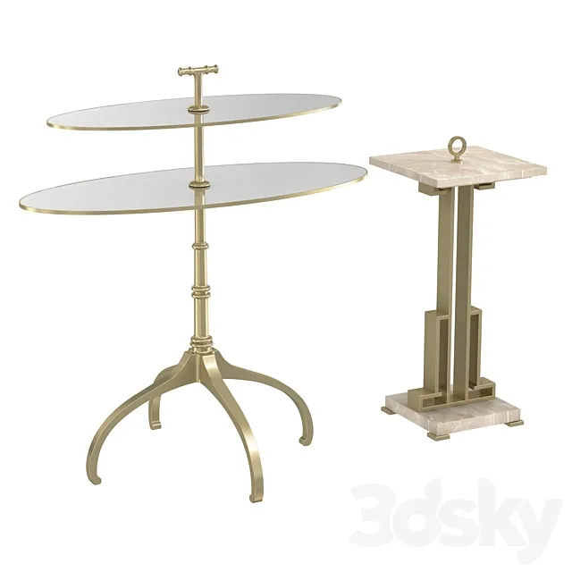 Caracole side table 3ds Max