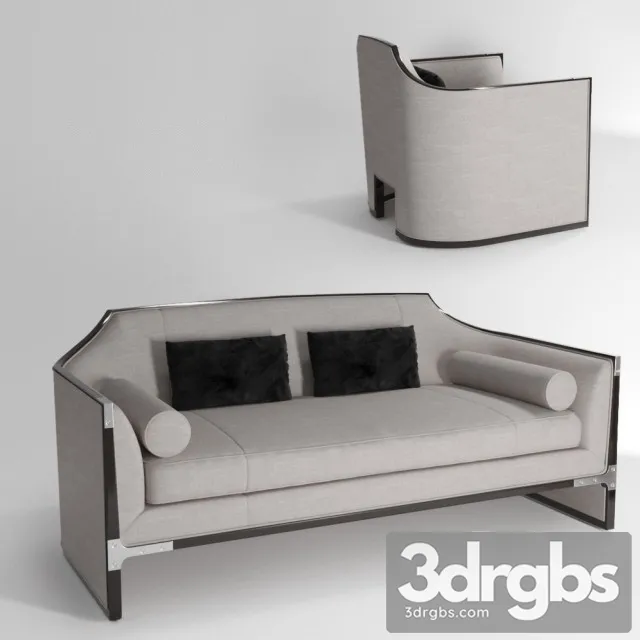 Caracole Simply Put Sofa Armchair 3dsmax Download