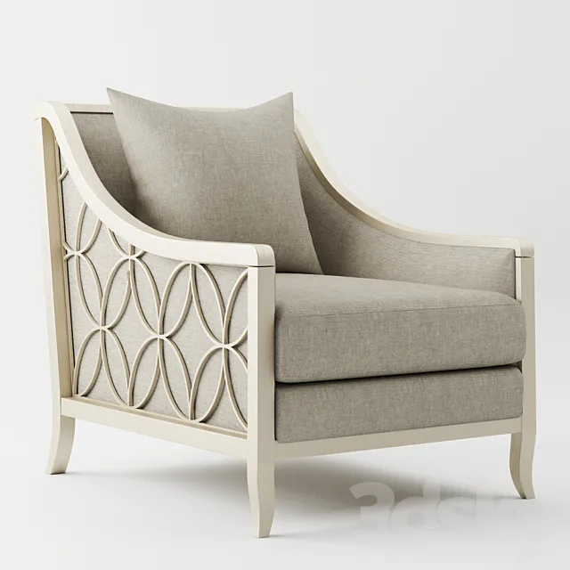 Caracole socail butterfly chair 3ds Max