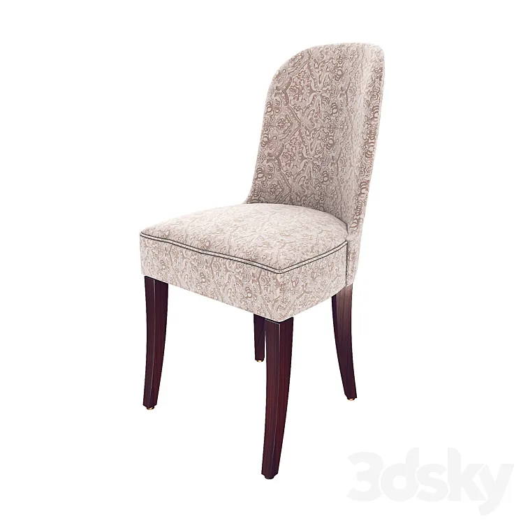 Caracole Streamline Side Chair M022-417-281 3DS Max
