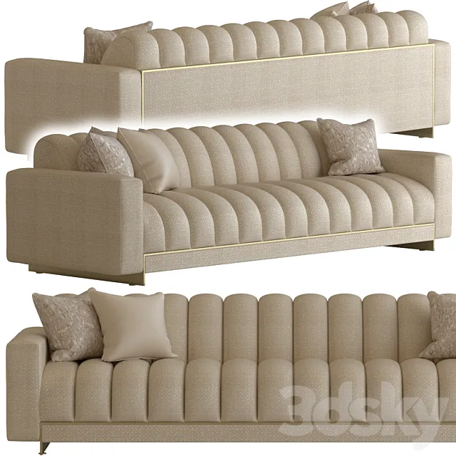 Caracole – The Well – Balanced Sofa 3ds Max