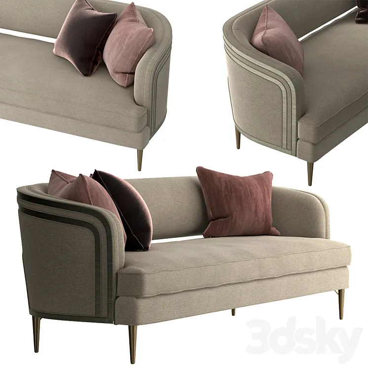 Caracole – Tranquil Sofa 3DS Max