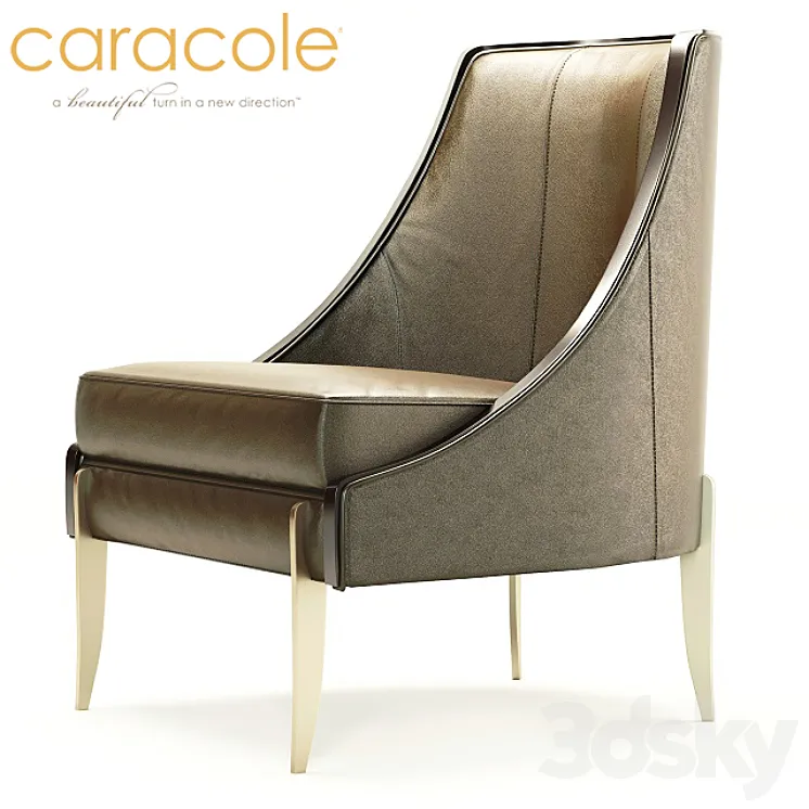 CARACOLE ZEPHYR CHAIR M020-417-131-A 3DS Max