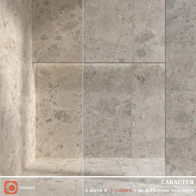 CARACTER MIX tiles 3ds Max