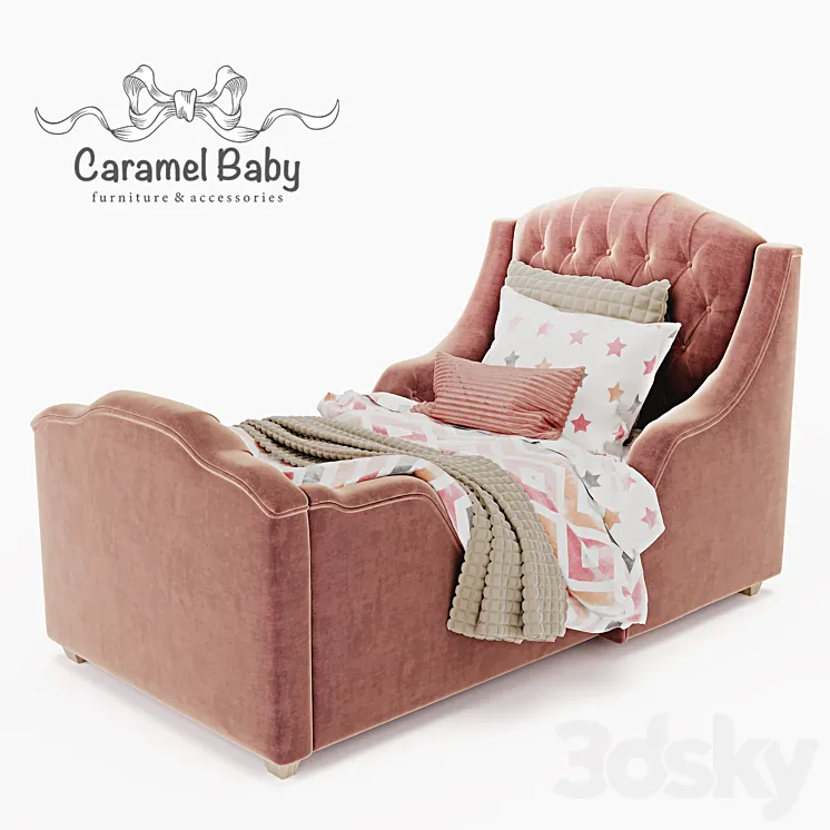Caramelbaby_ bed Bunny 3DS Max
