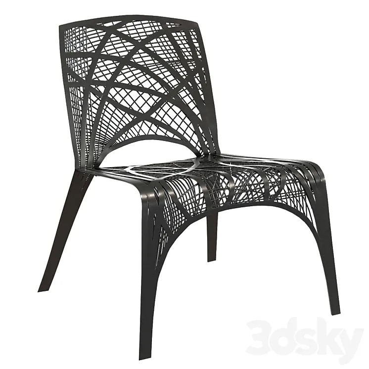 Carbon-Fiber chair Marleen Kaptein for Label Breed 3DS Max Model