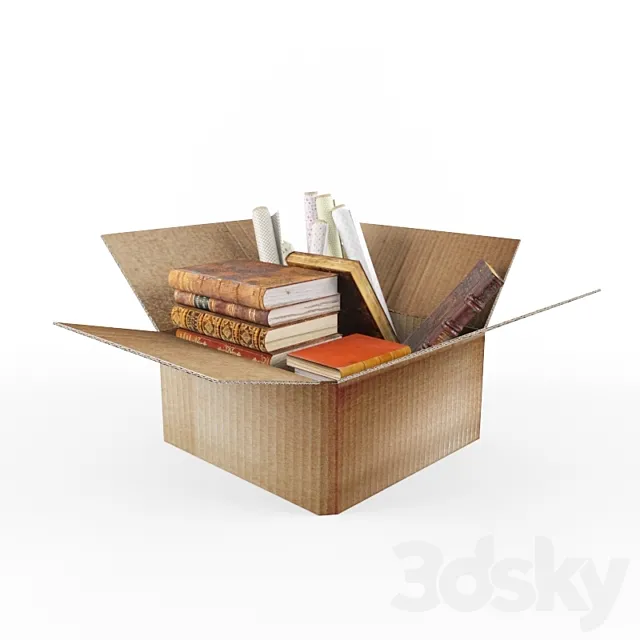 Cardboard Box 3DSMax File