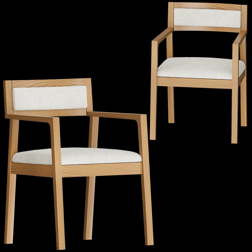 Carel Woodworks – Armchair Ivy 3ds Max