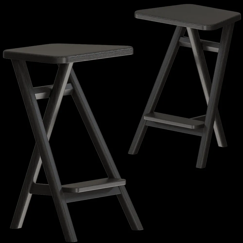 Carel Woodworks – Bar stool Venom 3ds Max