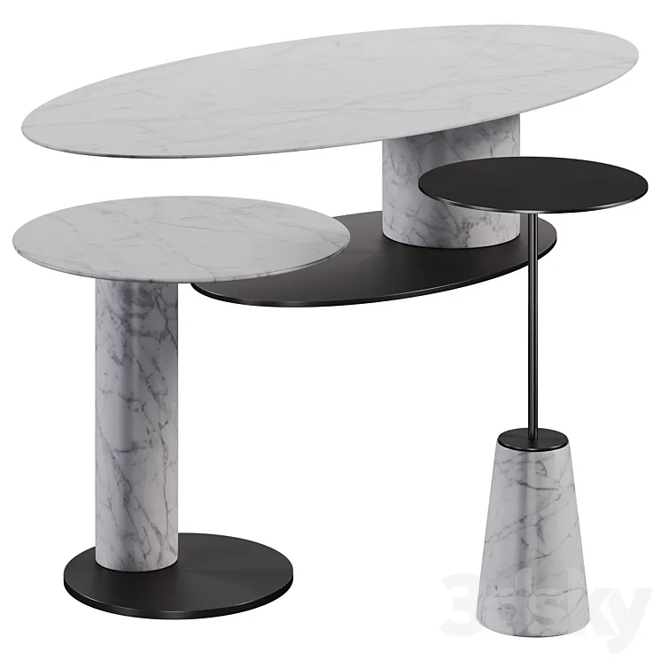 Carey table set 3DS Max Model