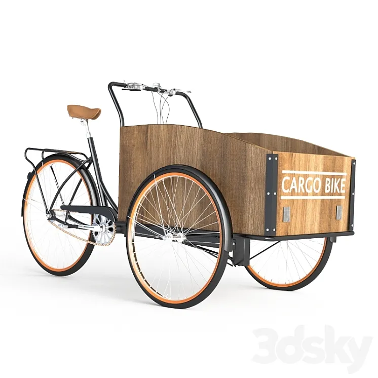 Cargo bike 3DS Max Model