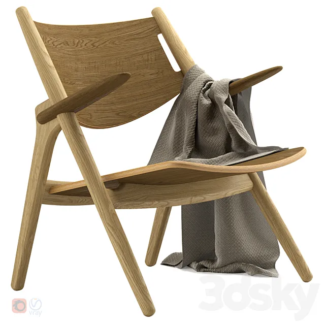 Carhansen – CH28T – Lounge Chair 3DS Max Model