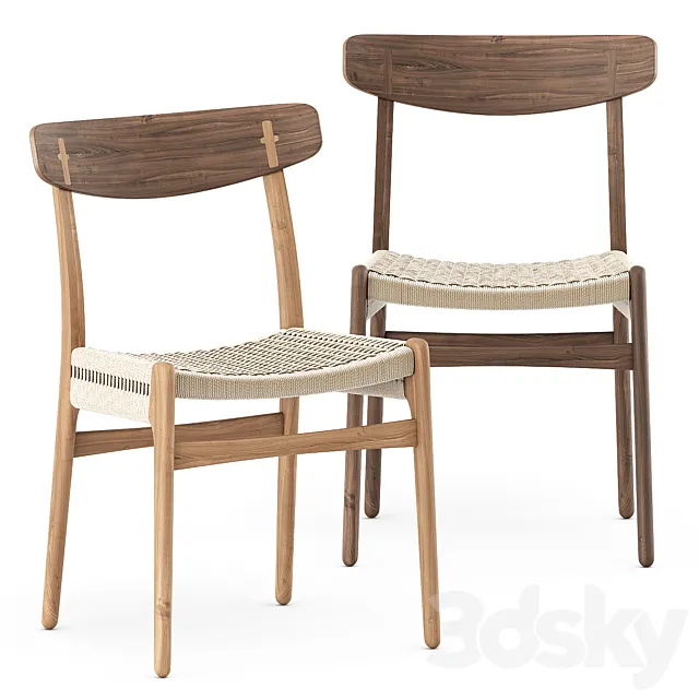 Carl Hansen CH23 chair 3DS Max Model