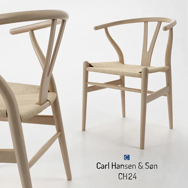 Carl Hansen & Son CH24 3DS Max Model