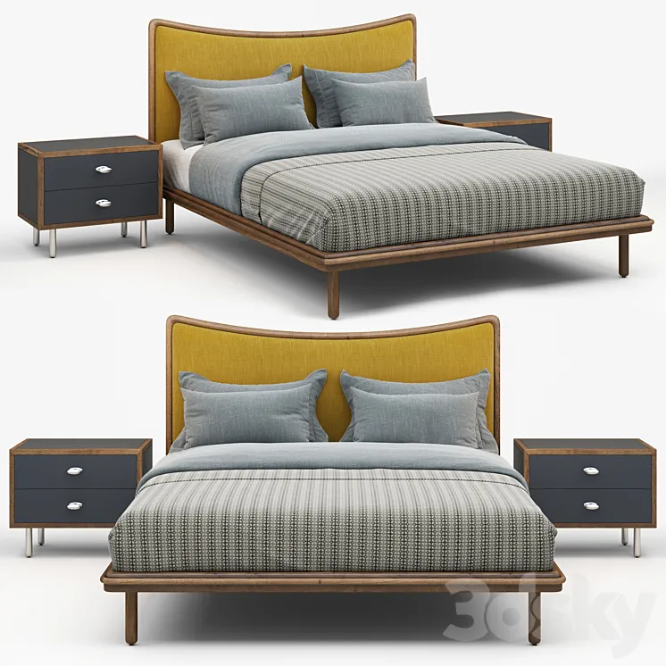 Carlton bed 3DS Max