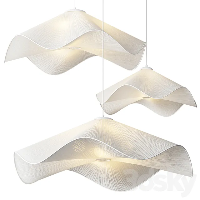 CAROLINE pendant lamp 3DS Max Model