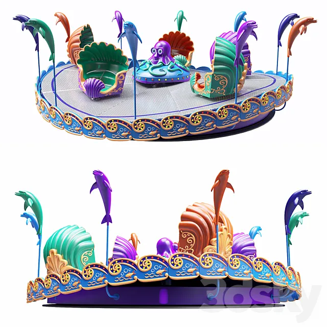 Carousel 3DS Max Model