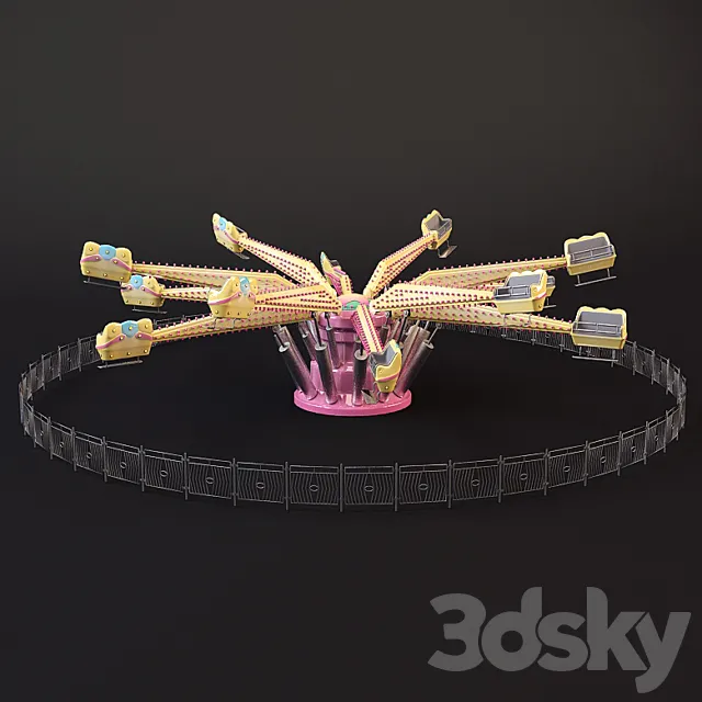 Carousel 3DS Max Model