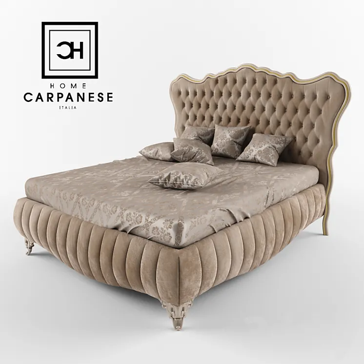 carpanese bed 3DS Max