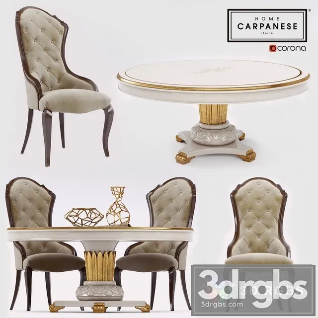 Carpanese Dinner Set 3dsmax Download