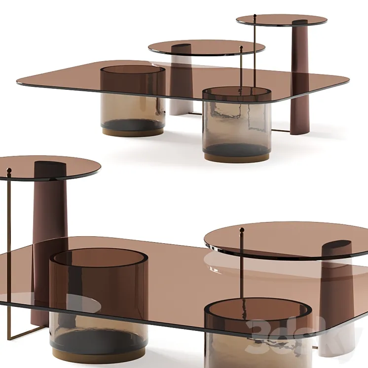 Carpanese Home Imperial Rialto Coffee Table 3DS Max Model