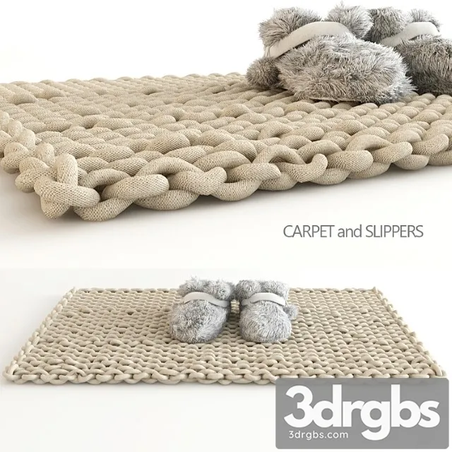 Carpet and Slippers 3dsmax Download