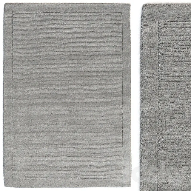 Carpet Benuta Uni Wool Gray Rug 3ds Max