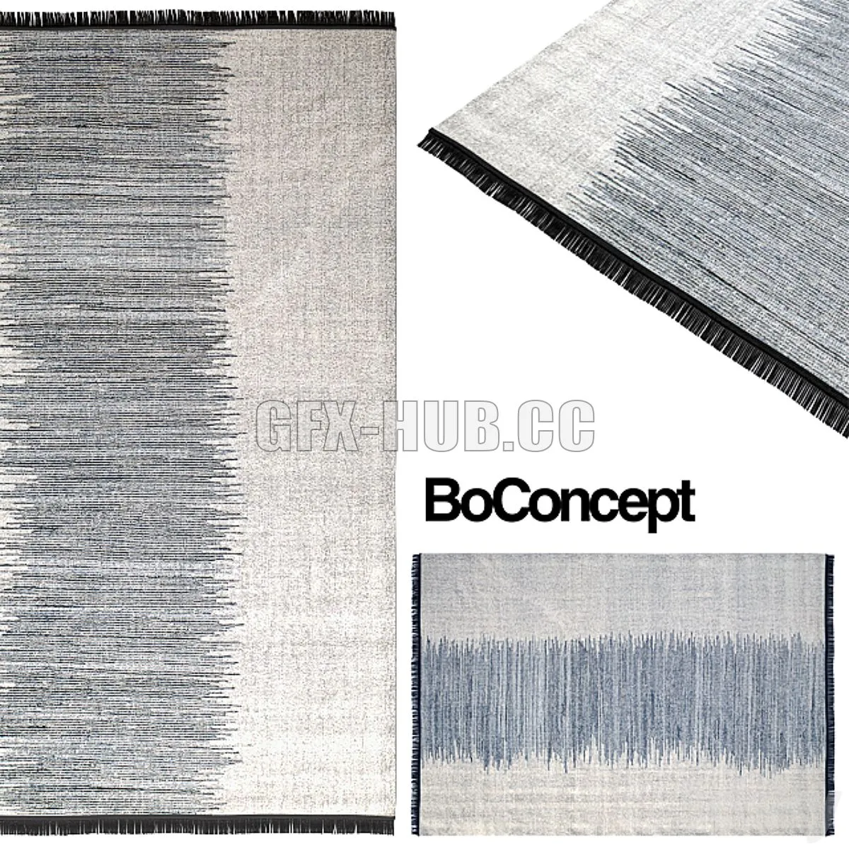 Carpet BoConcept Usaki Rug 3dsMax Model