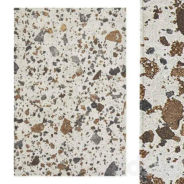 Carpet Calligaris Terrazzo (2 sizes). 3DS Max Model