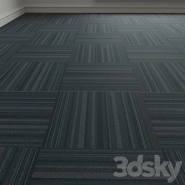 Carpet. Carpet tiles. 5 3ds Max