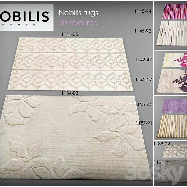 Carpet collection Nobilis 3DS Max