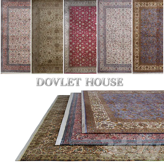 carpet DOVLET HOUSE Carpets 5 pieces (part 89) 3DS Max Model