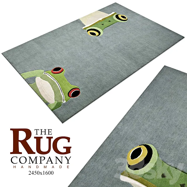 Carpet-frog-rug_45 3DS Max Model