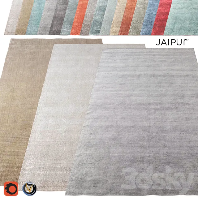 Carpet Jaipur (Konstrukt) 1500h2400 (16 colors) 3ds Max